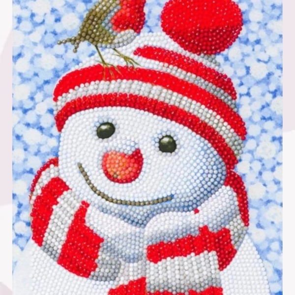 Snowman notebook diamond painting kit