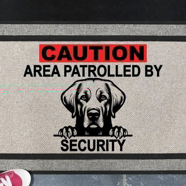 Labrador Retriever Security Door Mat No.2 - All Weather Doormat - 45x70cm 