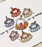 Circus Monkeys A5 Print - Image 1