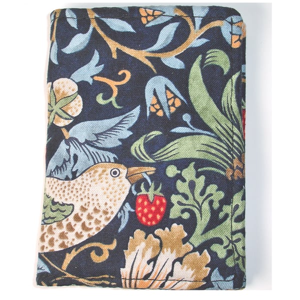 Credit Card Wallet William Morris The Strawberry Thief 6 Pockets For Cards