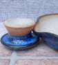 Pestle and mortar spice herb grinder stoneware hand thrown pottery ceramic - Image 2