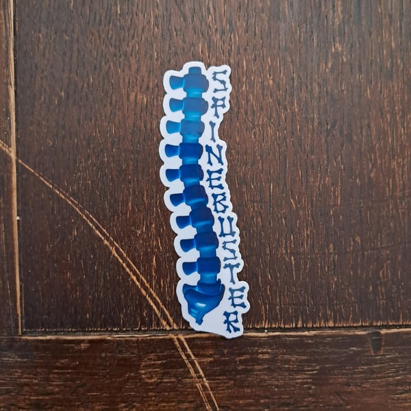 Spinebuster Pro Wrestling Sticker - AEW WWE NXT Theme