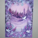 original fantasy art landscape painting ( ref FA 27 C1 )