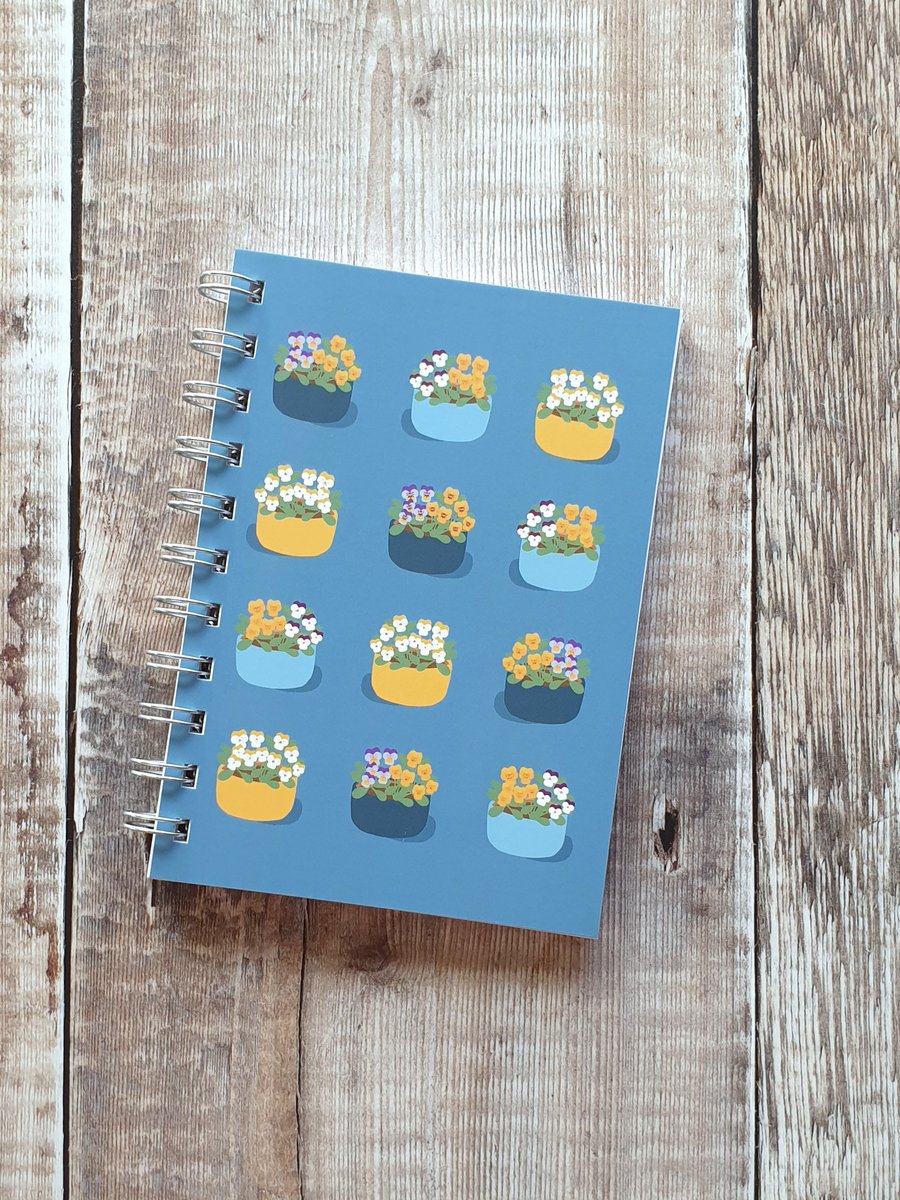 Viola Pots A6 Notebook