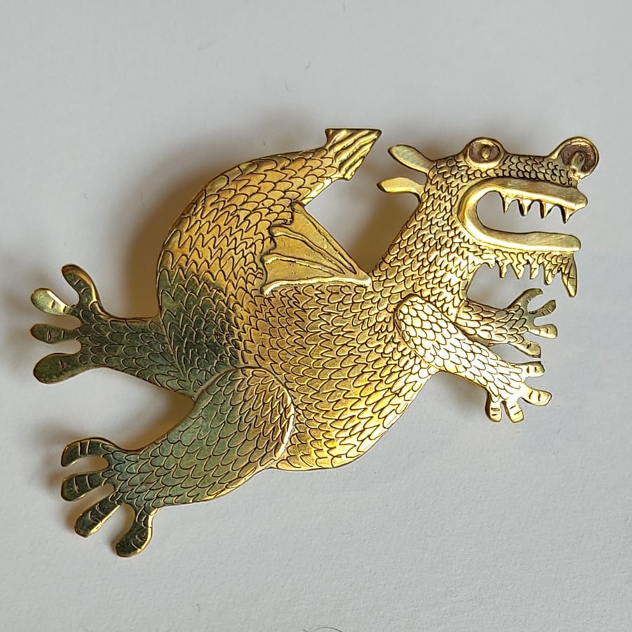Dragon brooch, 