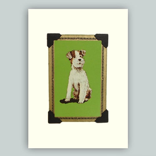 Wire Fox Terrier Greeting Card