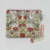 Make up bag large size in floral fabric