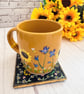 Hand Painted Sunflower Coaster  - Image 4