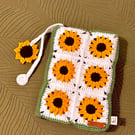 Crochet hardback book cover