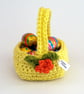 Mini Easter Basket Yellow - Image 1