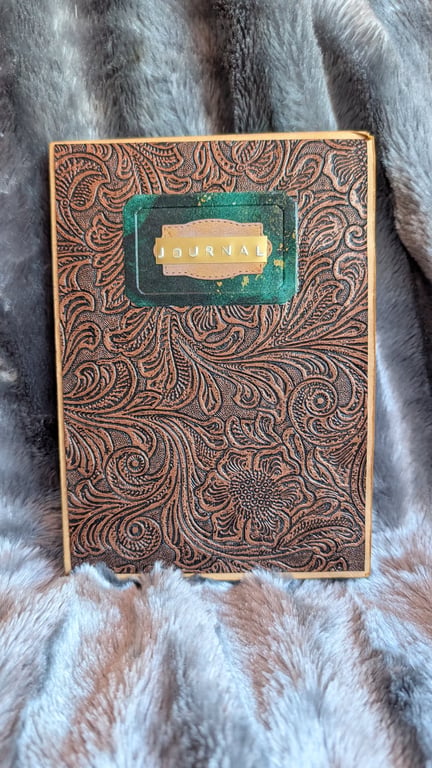 Small Journal - Brown Faux Leather Look Cover 