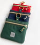 Waterproof Dog Treat Bag Pouch with GOLD hardware - NAVY BLUE - Image 3