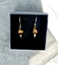 Gold Tigers Eye Earrings - AAA Grade - Beautiful Gift