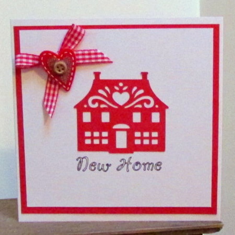 New Home Papercut Card