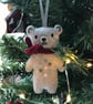 Cosy Bears Christmas Tree Decorations - Image 2