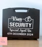 Personalised Page Boy Ring Security Box