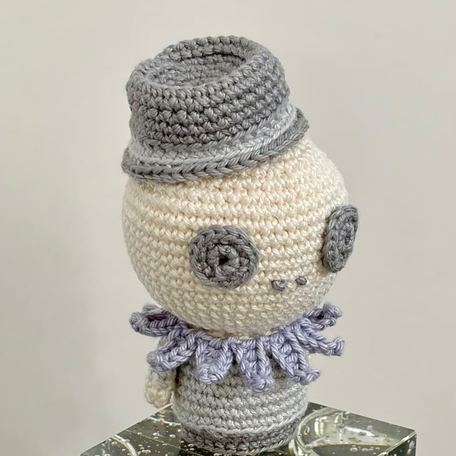 Hand crocheted Mr Skeleton 