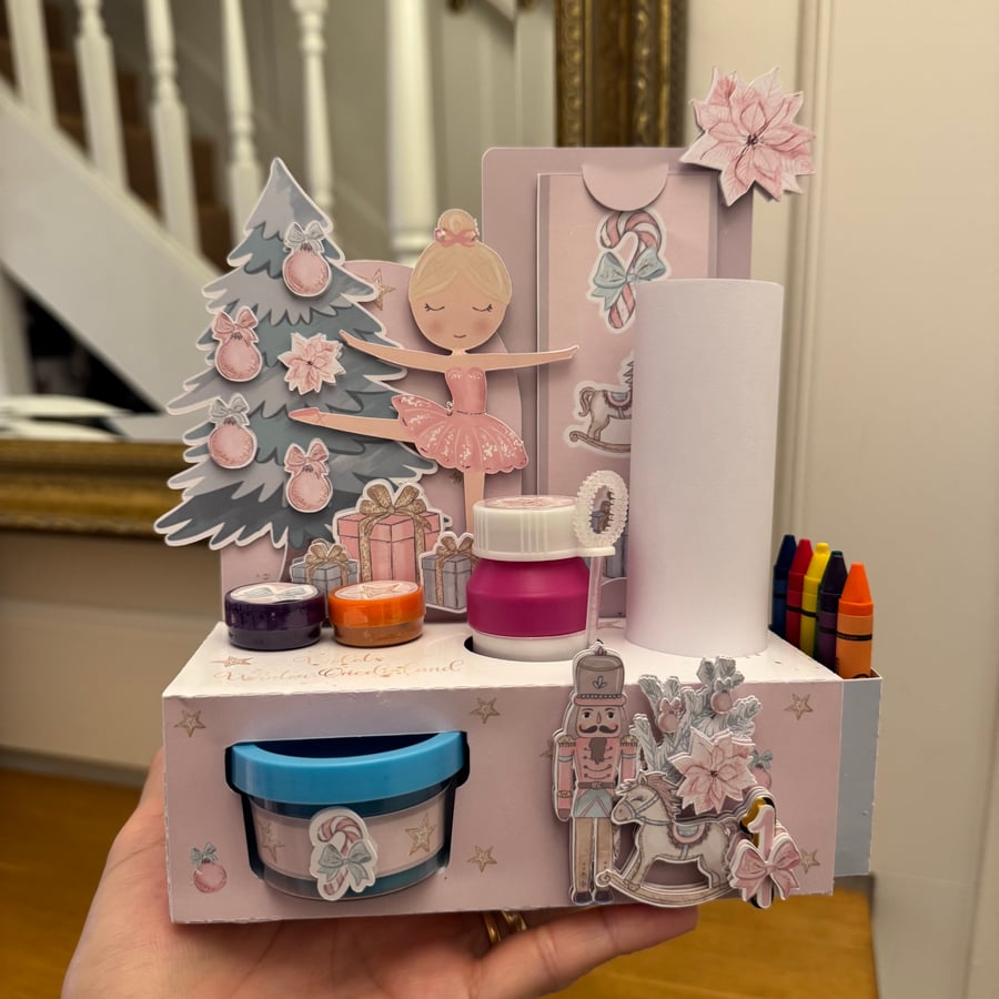 1 Personalised Activity Box, Winter Wonderland Onederland theme 