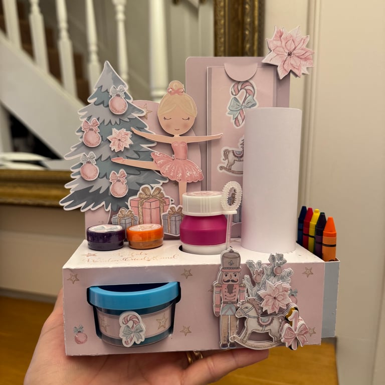 1 Personalised Activity Box, Winter Wonderland Onederland theme 