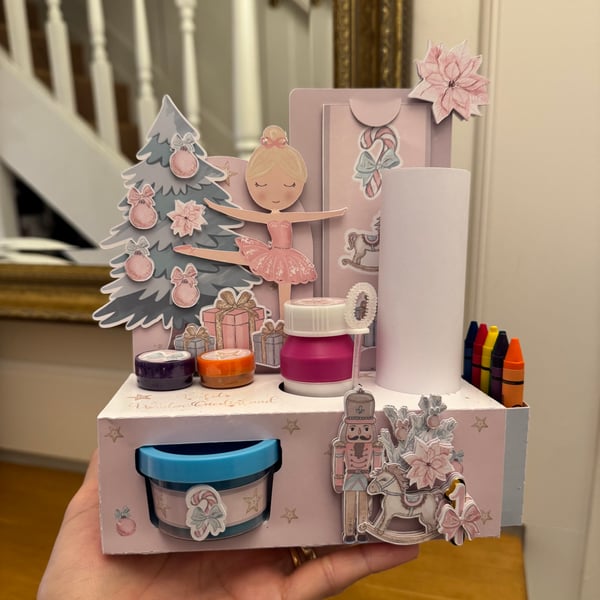 1 Personalised Activity Box, Winter Wonderland Onederland theme 