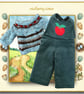 Reserved for Susan - Turquoise and Brown Striped Jumper - Image 2