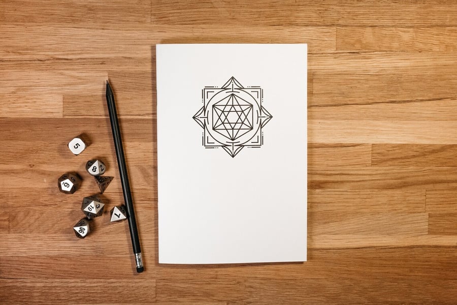 A5 Notepad - accessories for D&D players
