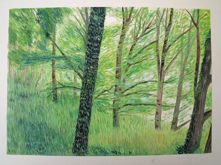 Woodland - Original Oil Painting on Canvas 