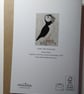 Puffin Embroidered Portrait Greetings Card - Image 3