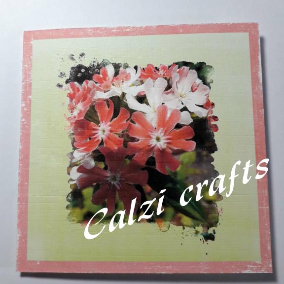 Verbena Flower Notelets Pack Of 6