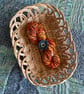 Hand spun art yarn - wool and mohair
