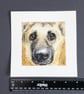 Small Watercolour Original Painting of German Shepherd Dog for 6" Frame - Image 6