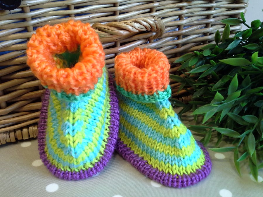 SALE Baby Unisex Booties  3-9months