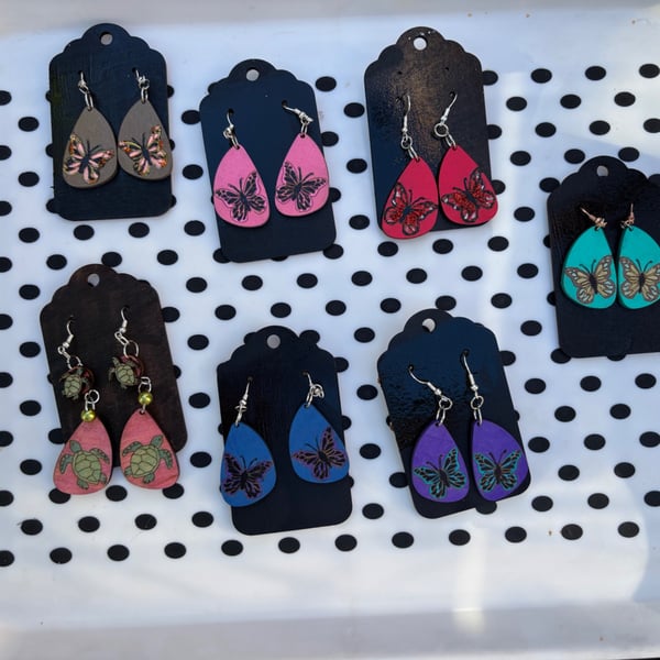 Handmade BOHO earrings. Beautiful gift. Multiple options available. 