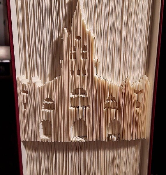 Church CUT & FOLD Book Folding Pattern - EMAILED PDF PATTERN