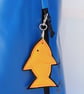 Orange Fish Keyring - Bag Charm - Image 3
