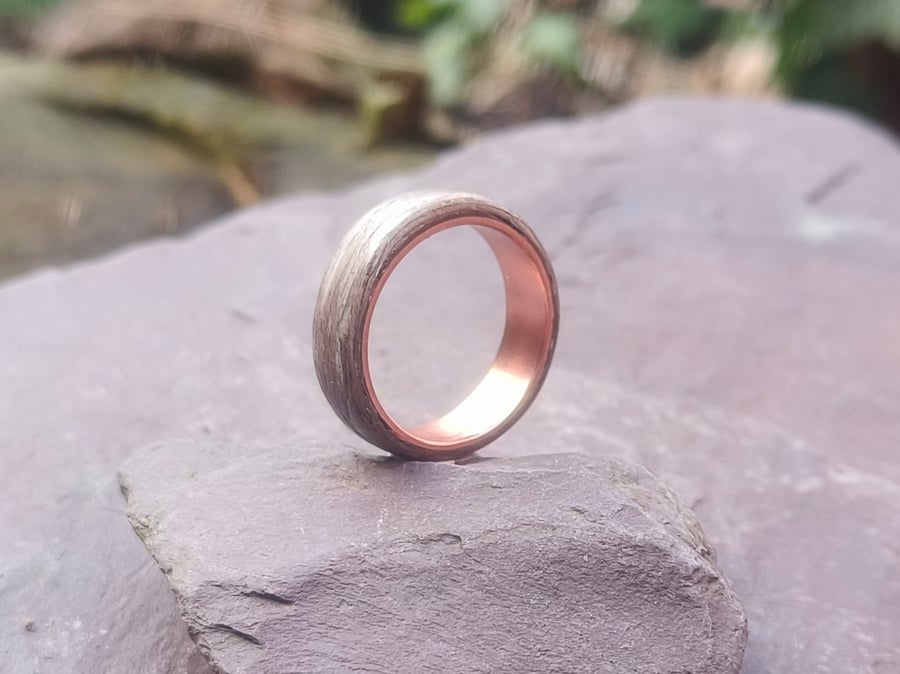 Ash and copper ring