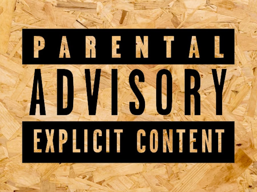 Hand embroidered QR code rude sweary subversive badge c&nt