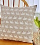 Swans: Cushion Cover 17” (43cm) 