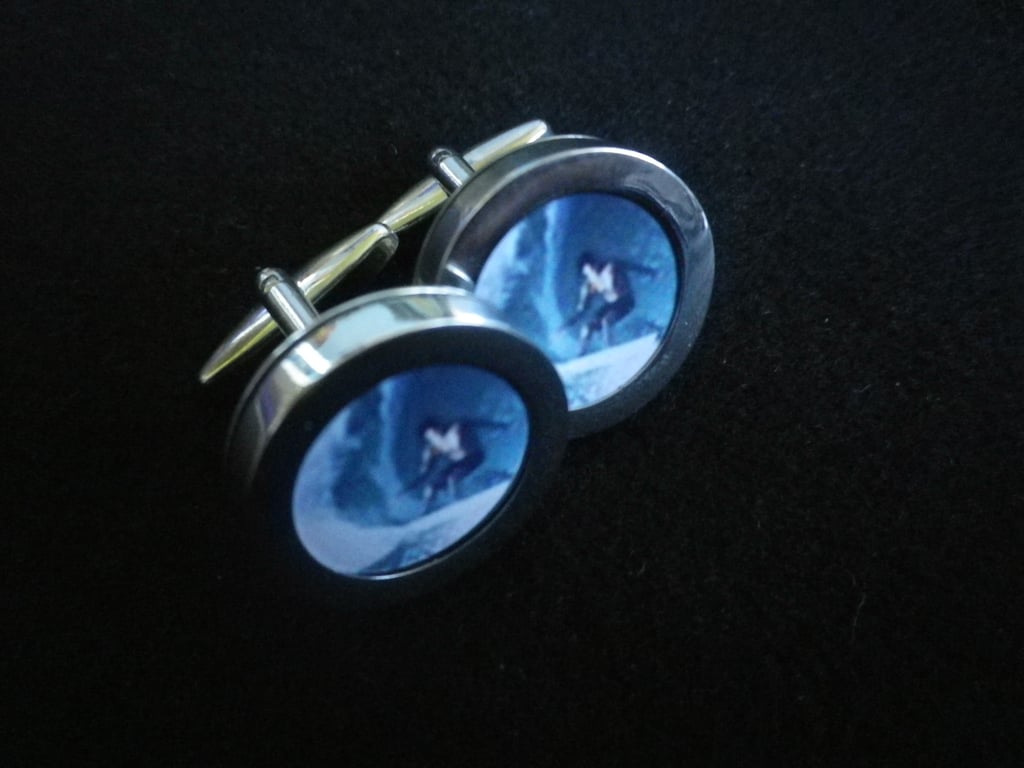 Surfer cufflinksfree shipping, gift wrapped, dynamic image, Ref 1234..