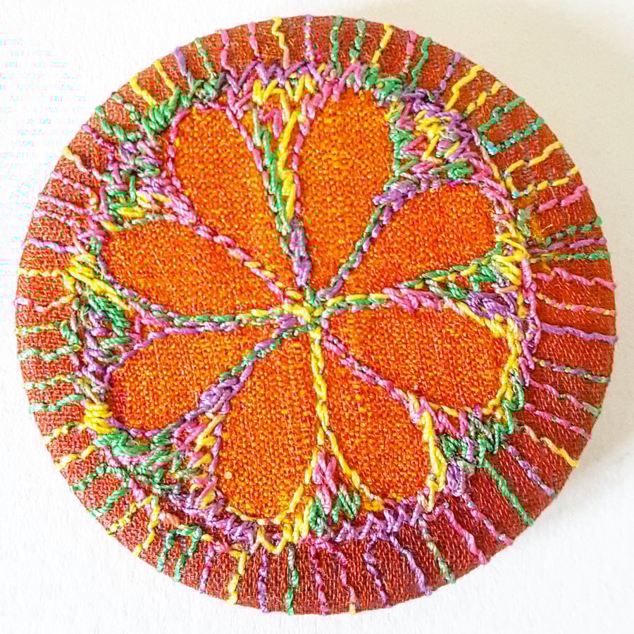 Stitched Silk Badge 45mm 