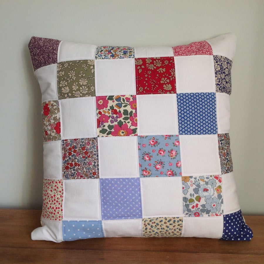 Quilted Patchwork Cushion