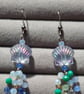 Long cascade sea themed earrings  - Image 3