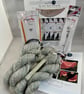 Silk Shawl Knitting Kit 'The Silkie Shawl' Colour: Silver Birch - Image 1