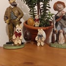 handmade wooden easter bunnies