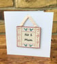 Mum Birthday card & gift, Number One Mum card & decorative hanging, Mother’s Day - Image 1