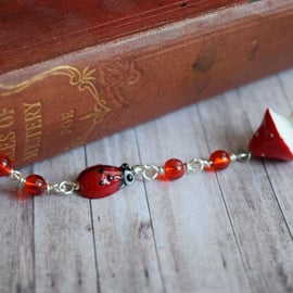 Ladybird and Toadstool Bookmark