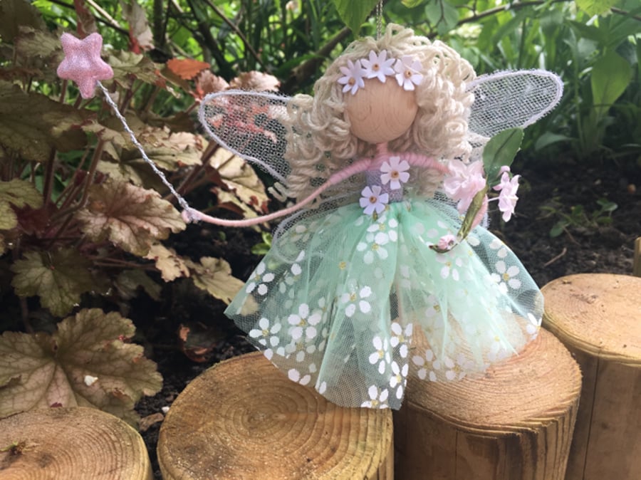 Flower Fairy nursery decoration , baby shower , nursery , new mum gift, playroom