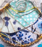 A Wire Blue & White Pot of Tea. An original handmade mixed media artwork. - Image 9