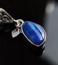8x12mm Free Form Lightening Ridge Opal Doublet Pendant