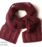 KNITTING PATTERN - Mohair Eyelet Scarf - Lace knitting - Image 1